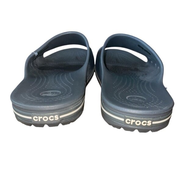 Crocs Unisex Adult Crocband 2 Slide Sandals, Grey Slate Grey NWT M9/W11 - Picture 3 of 9